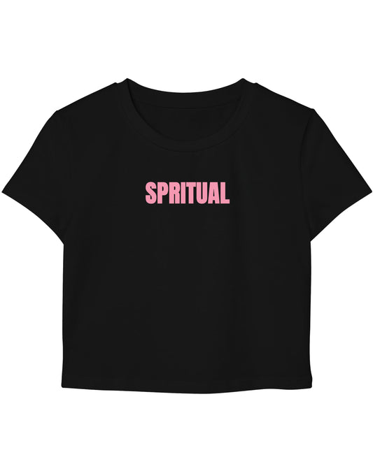 Black Baby Tee Front Design