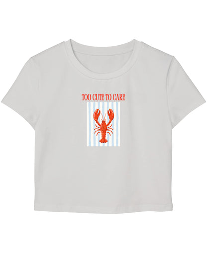 White Baby Tee Front Design