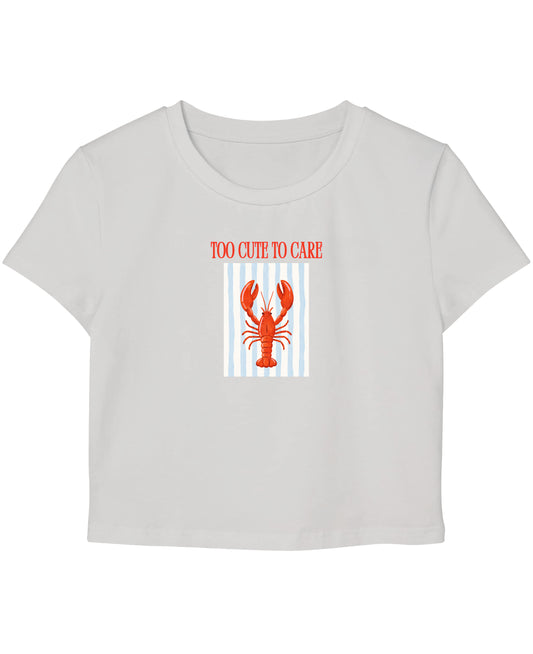 White Baby Tee Front Design